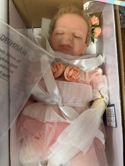 Dream Blossom Fairy with Wings Baby Doll 13.5" Silicone Ashton Drake