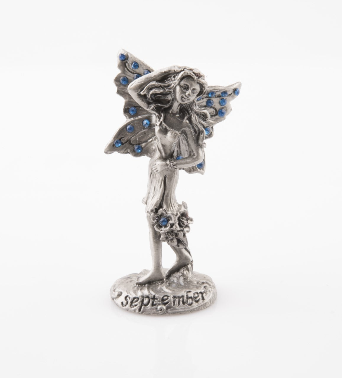 September Pewter Birthstone Fairy Figurine