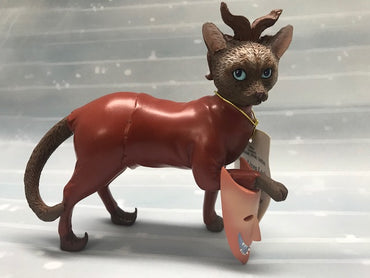 Disney Nightmare Before Christmas Feline Nine Lives Lock Cat Figurine RETIRED
