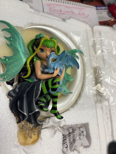 Jade Fairy Dragonling Wall Art Figurine Collection Jasmine Becket Griffith