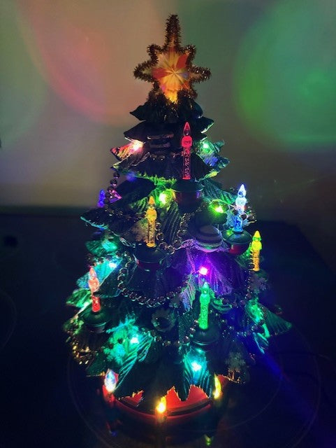 Vintage Bubble Light Tree - Thomas Kinkade Bradford Exchange