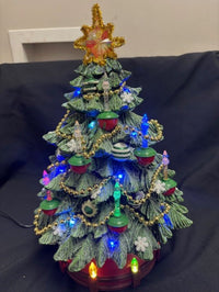 Vintage Bubble Light Tree - Thomas Kinkade Bradford Exchange