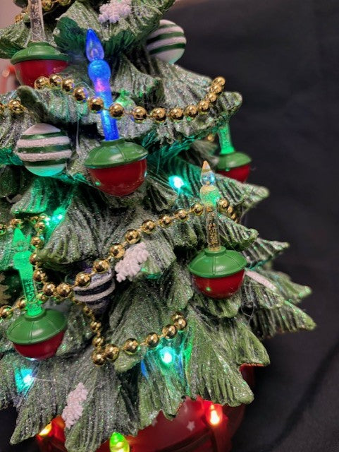 Vintage Bubble Light Tree - Thomas Kinkade Bradford Exchange