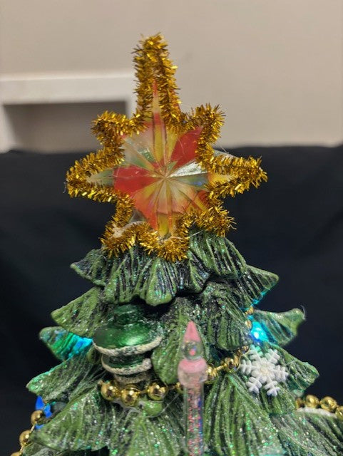 Vintage Bubble Light Tree - Thomas Kinkade Bradford Exchange