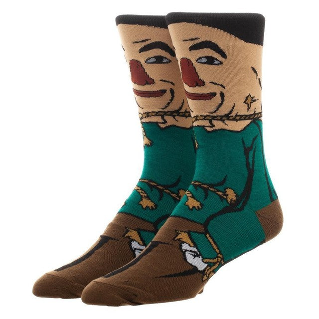 Wizard of Oz Scarecrow Socks size 10-13 Length 17 inches