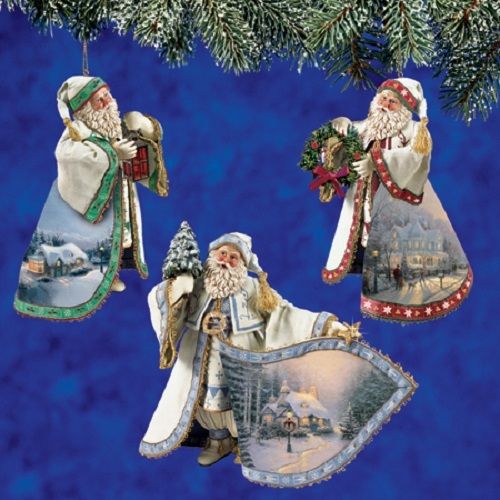 Old World Santa Thomas Kinkade Ornaments / Figurine – Bradford