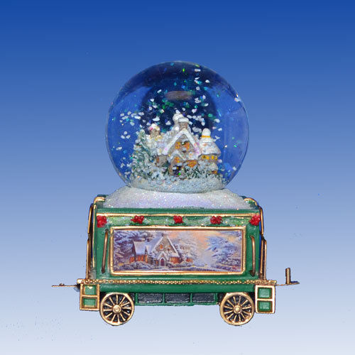 snow globe train set